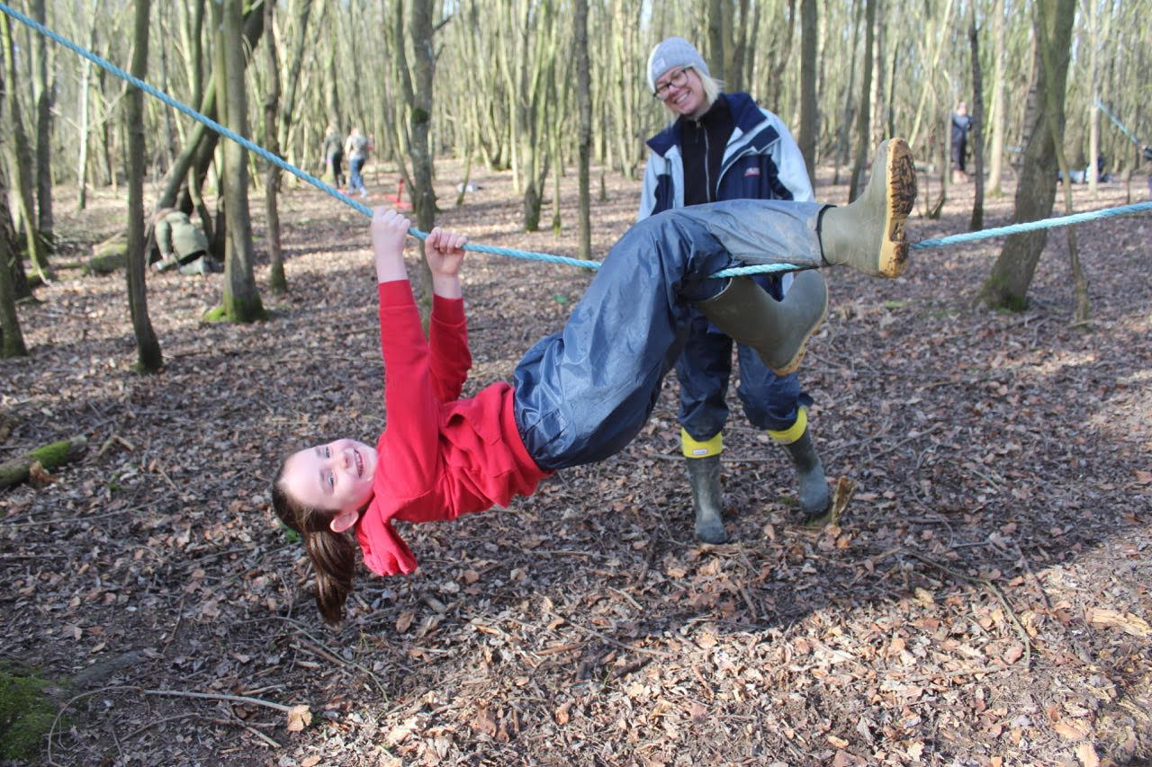 Forest School Class 4 Ropes (3) Blackboys C of E Primary School