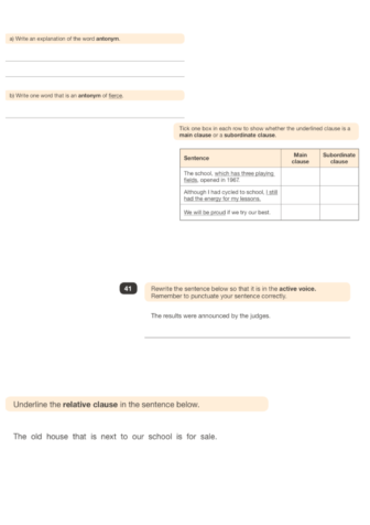 Parent’s Quiz