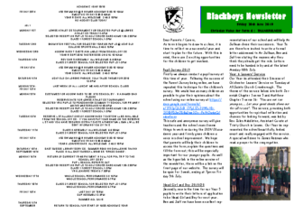 Newsletter 28th June