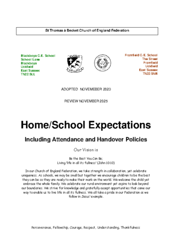 Home School Expectations