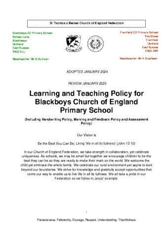 Learning & Teaching Policy