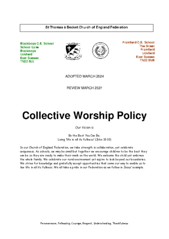 Collective Worship Policy