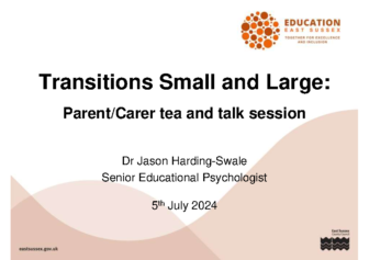 Transitions Workshop Slides