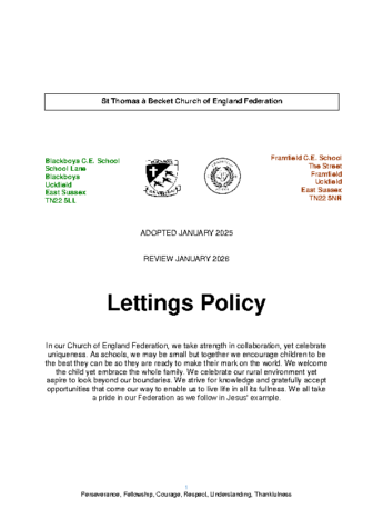 Lettings Policy