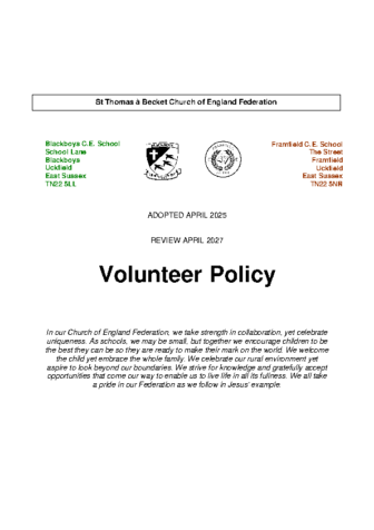 Volunteer Policy