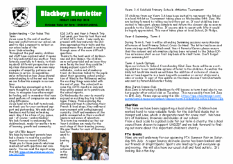 Newsletter 23rd May