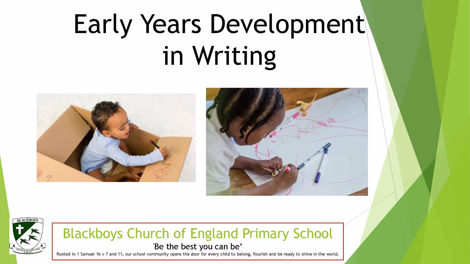 Reception Writing Workshop Oct 2026